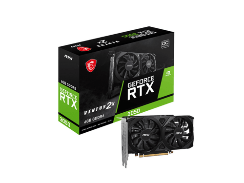微星 RTX3050 VENTUS 2X E 6G OC