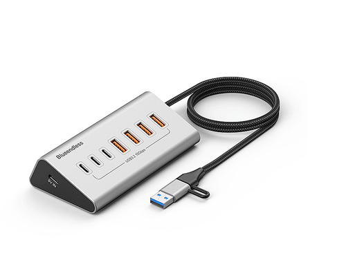 USB3.2 Gen2 10Gbps*7 port HUB,USB外接硬碟盒,USB擴展外接,USB充電器,USB分線器,USB集線器