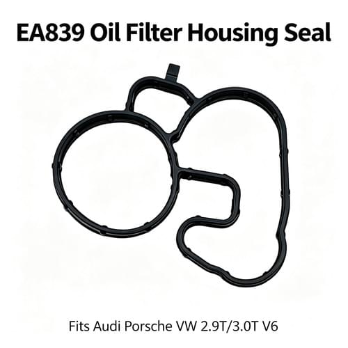 Oil Filter Housing Seal Gasket Fits EA839 2.9T 3.0T V6 VW Touareg Audi Porsche Replacement Reference