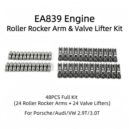 24 Rocker Arms & 24 Hydraulic Lifters Kit Fits EA839 2.9T 3.0T Fits Porsche Cayenne Panamera Macan