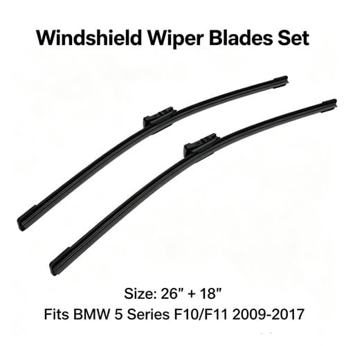 2PCS Windshield Wiper Blades Direct Fit For BMW F10 F11 520i 528i 530i 535i 2009-2017