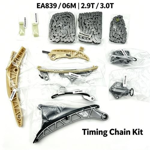 Complete EA839 06M Timing Chain Kit 2.9T 3.0T V6 Turbo Gasoline Engine Compatible with Porsche Audi
