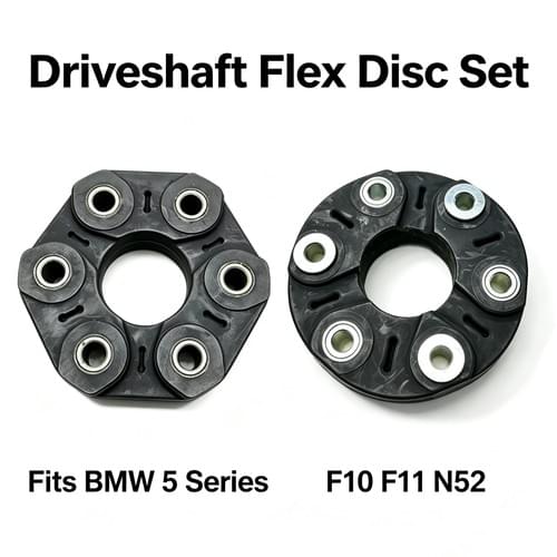 Driveshaft Flex Disc Set Reference Number:26117522027 & 26117527392 For BMW F10 F11 N52 Front & Rear