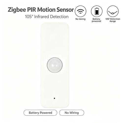 Zigbee 3.0 PIR Motion Sensor 105° Infrared Detector 6M Smart Life Home Security