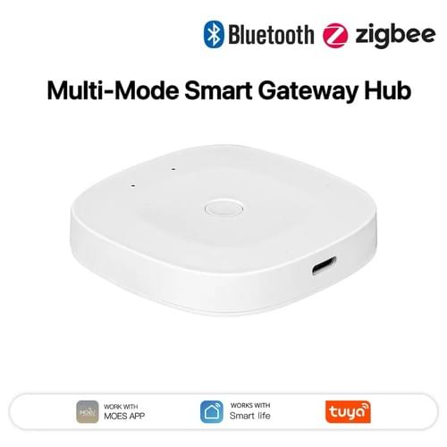 Smart Life Multi-Mode Gateway Hub Zigbee Bluetooth WiFi Home Automation 128 Devices