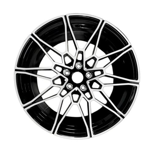 826M Style Forged Wheels 18-19" | Black Machined Face | 5x112 / 5x120