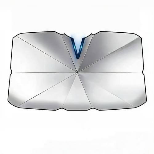 Foldable Car Windshield Sun Shade Umbrella UV Heat Block V Notch 2 Sizes