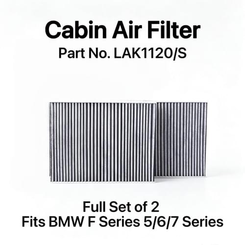 Cabin Air Filter With Activated Carbon Suit BMW F10 F11 F07 F06 F12 F13 F01 F02 5/6/7 Series