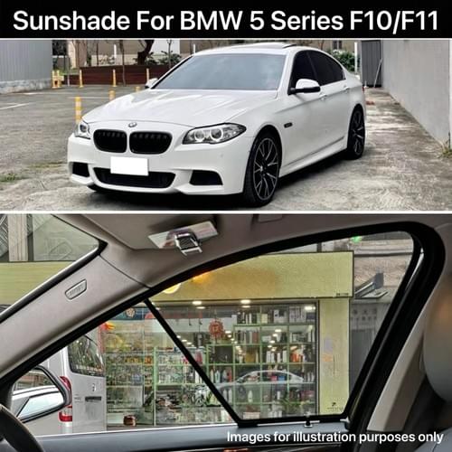 Magnetic Car Window Sun Shades 5PCS For BMW 5 Series F10 F11 2010-2017 Rear Side Triangle Rear Winds