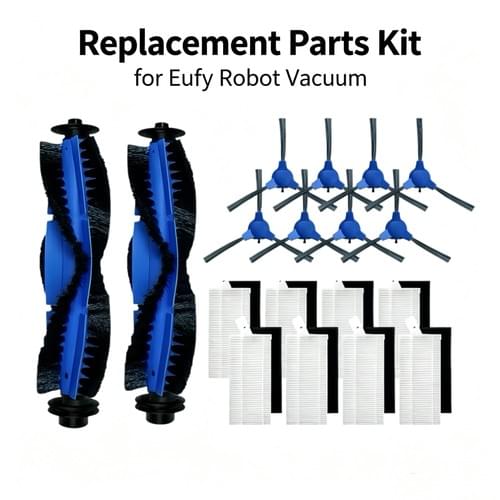 Eufy Robot Vacuum Replacement Parts Roller Brush Side Brushes Washable Filter Accessories