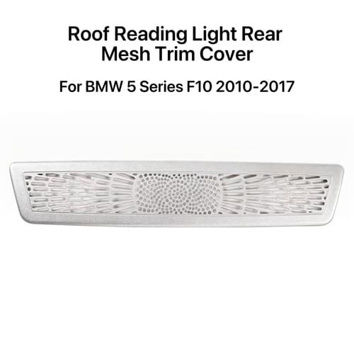 For BMW 5 Series F10 2010-2017 Stainless Steel Roof Reading Light Rear Decorative Grille