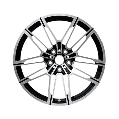 825M Style Forged Wheels 18-20" | Black Machined Face | 5x112 5x120