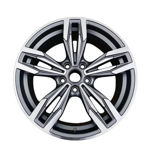 Style 739M Replica Forged Wheels | Gunmetal Machined Face | 5x112 / 5x120 For BMW Audi
