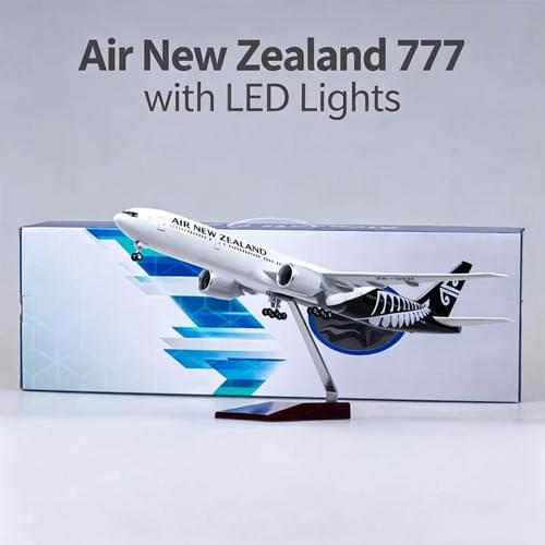 Air New Zealand 777 Model Plane 1:160 LED Light Resin Aircraft Collection 47cm