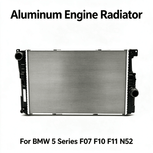 Aluminum Engine Cooling Radiator For BMW 5 F10/F11 N52 N53 2009-2016 Direct Replacement