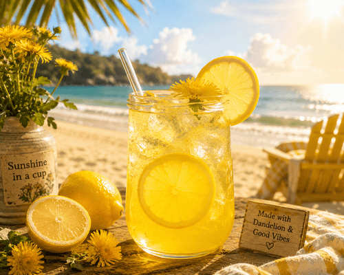 Sunshine In A Cup - Dandelion Lemonade
