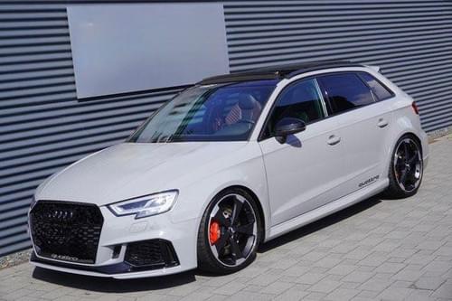 AUDI RS3 SPORTBACK – 2.5 TFSI 400CH QUATTRO S-TRONIC – PACK RS DESIGN TOIT PANORAMIQUE – GRIS NARDO