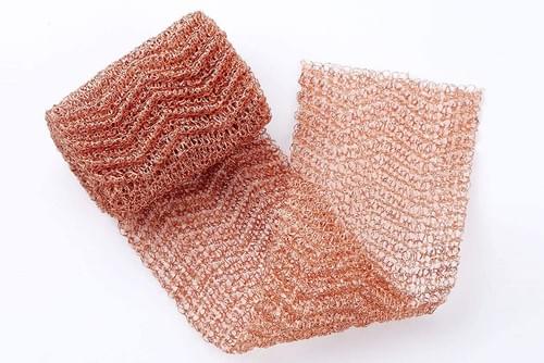 copper knitted mesh