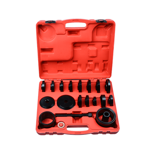 SK1084 23Pcs FWD Front Wheel Drive Bearing Press Kit Removal Adapter Puller Pulley Tool Kit W/Case