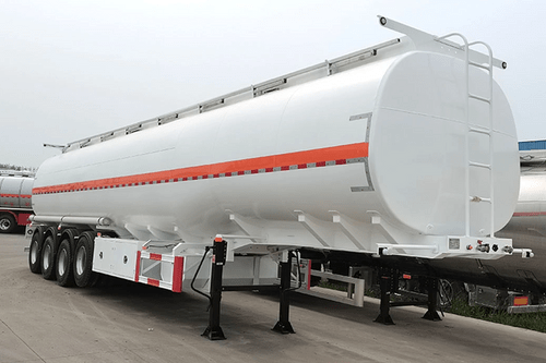 Double Axles 30000L Gasoline Petrol Fuel Liquid Tanker Semi Trailer