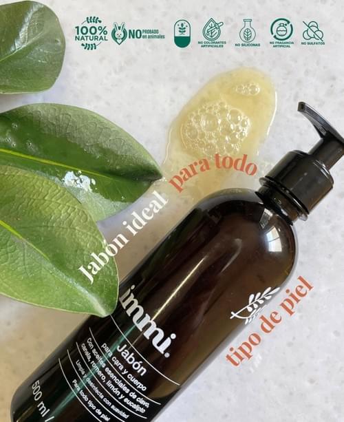 Jabón para cara y cuerpo con lavanda-vainilla