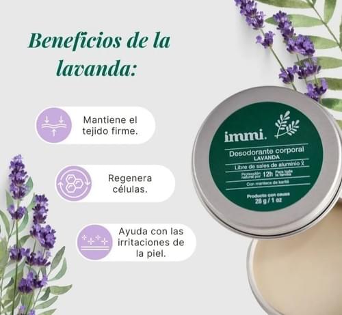 Desodorante natural lavanda