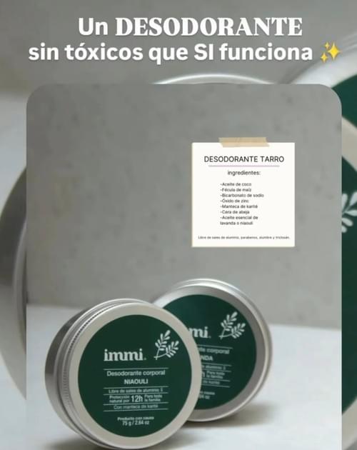 Desodorante natural niaouli