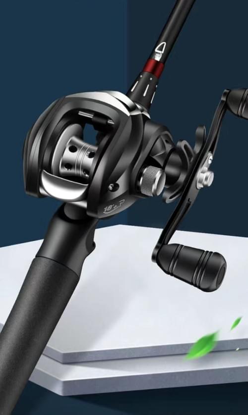 Black technology intelligent fishing rod, carbon fiber