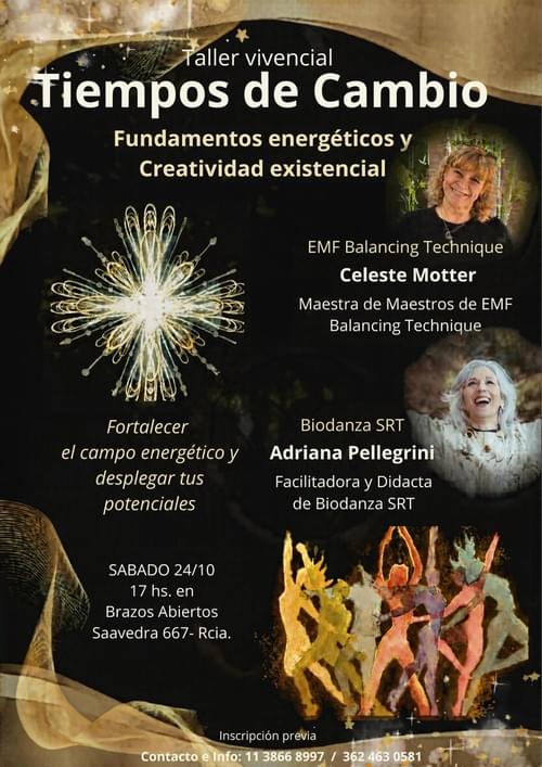 ✨ TALLER VIVENCIAL: TIEMPOS DE CAMBIO ✨