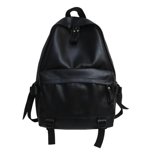 Stylish Pu High School Students Boys Girls Backpack Capacity College Women Laptop Daypack Men Backpa