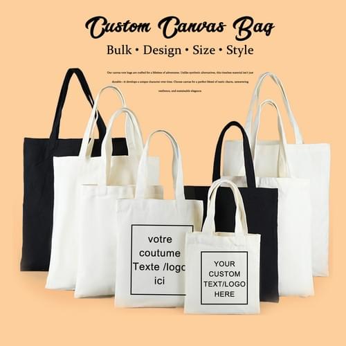 Better Culture Eco Friendly Foldable Portable Bag Custom Printed Logo Reusable Cloth Grocery Canvas