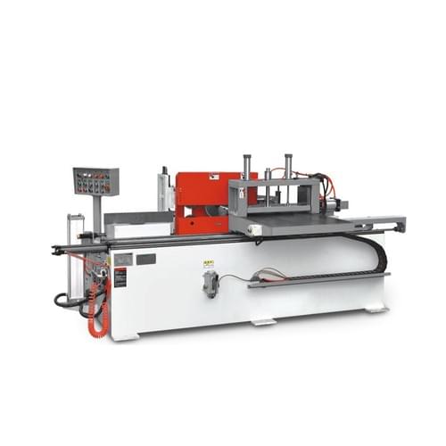 Automatic finger joint shaper with gluing part