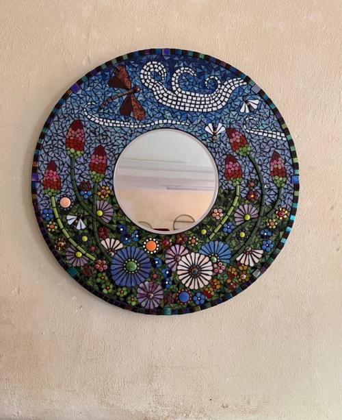 Kniphofia Mosaic Mirror 50cm