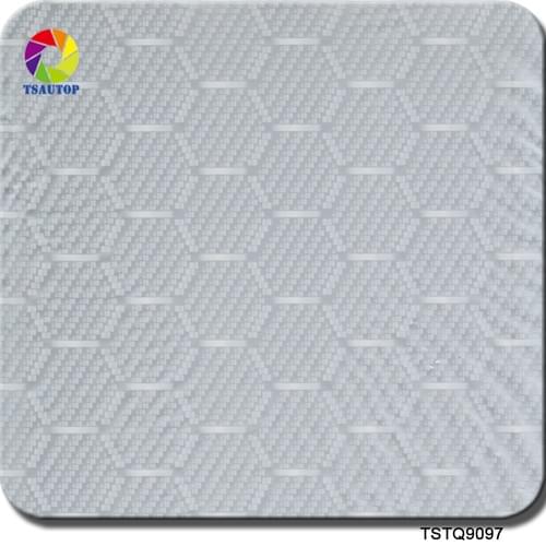 Tsautop100cm Carbon Fiber Chrome Hydro Dipping Film - Premium Water Transfer Printing Material