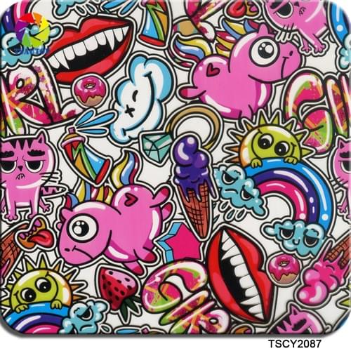 Tsautop TSCY2087 water transfer printing hydro dipping wtp film custom made hydrographic film 1