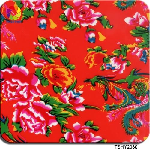Tsautop black flower TSHY2080 hydrographic film water transfer printing film water graphics film 1