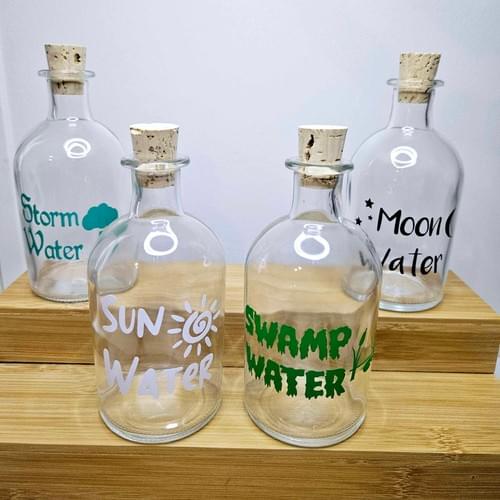 Moon, Sun, Storm, and Swamp Water Jars