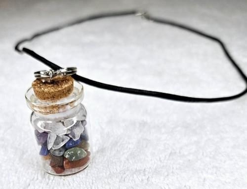 Chakra Jewelry - Charm Bottle Necklace