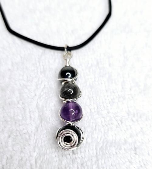 Necklaces - Wire Wrapped - Empath Protection