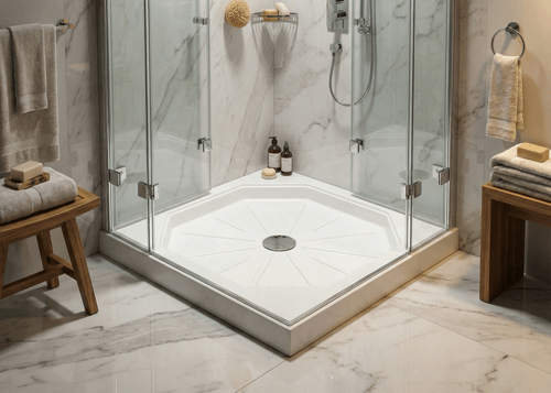 Receveur de douche à poser Sunset 80 x 80 cm