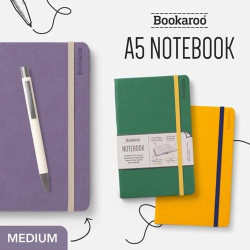 Bookaroo系列A5筆記本|質感上手 靈感隨行