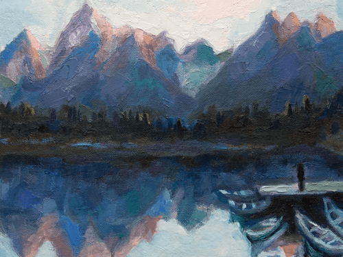 SOLD Crystal Waters and a Canoe, Edition 2.2