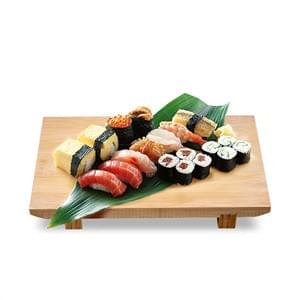 Bamboo sushi station