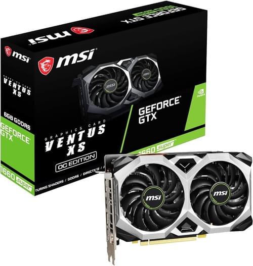 CARTE GRAPHIQUE GAMING NVIDIA GEFORCE GTX 1660S MSI SUPER VENTUS XS OC + FRAIS D'ENVOIE INCLUS MAO