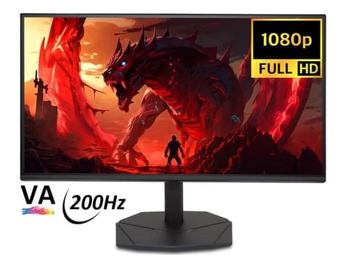 ÉCRAN PC GAMING ACER NITRO 24" KG241Y X3 + GARANTIE GOLD FHD RE