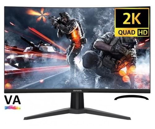 ECRAN PC INCURVE AIWA 32" LED MD320C GAMING G5 165HZ 2MS QUAD HD + FRAIS D'ENVOIE INCLUS MAO