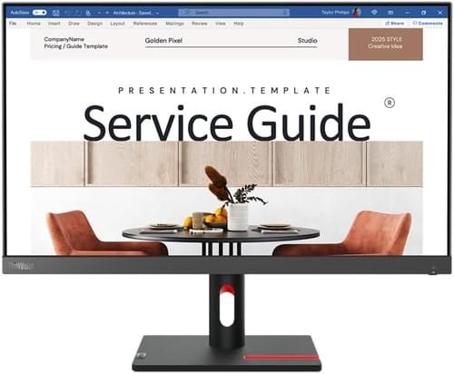 ÉCRAN PC LENOVO 24" S24i-30 + GARANTIE PREMIUM FHD RE