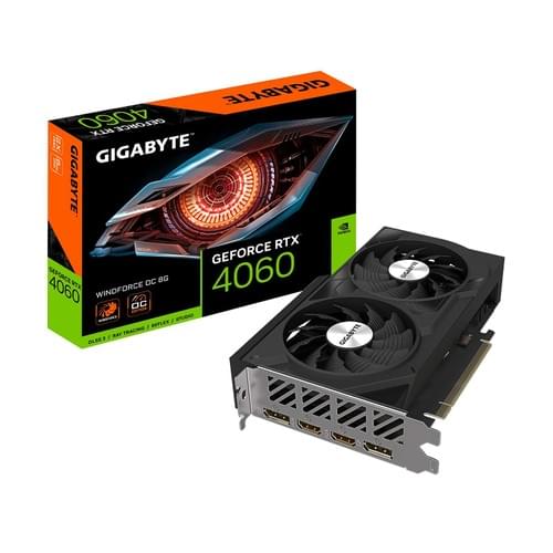 CARTE GRAPHIQUE GAMING NVIDIA GEFORCE RTX 4060 GIGABYTE OC 8G + FRAIS D'ENVOIE INCLUS MAO