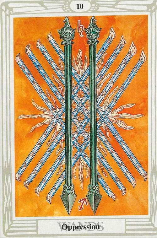 Thoth Tarot — The Four Tens A Printable Quick-Reference Lesson Theme of the Tens: Malkuth