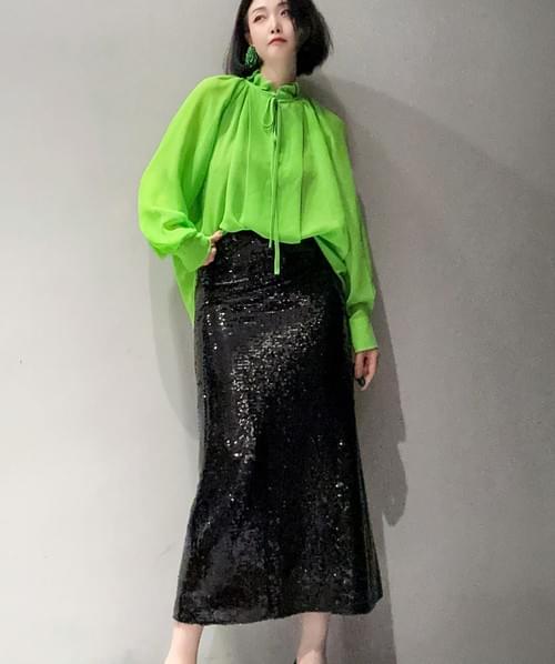 Neon Green Vibrant Blouse